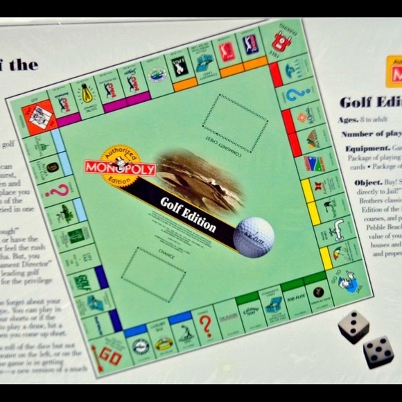 Hasbro Monopoly Golf Edition Rare - Picture 12 of 12